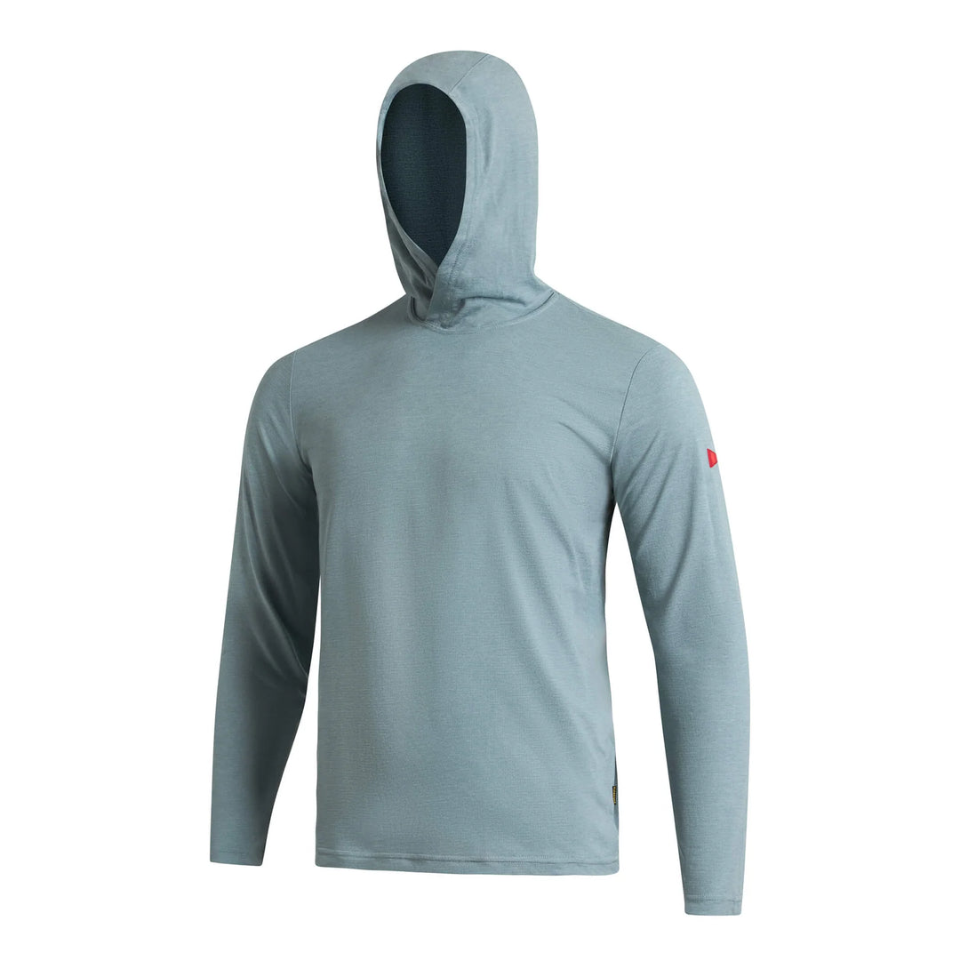 FLORENCE MARINE X AIRTEX LONG SLEEVE HOODED SHIRT - (HSB)