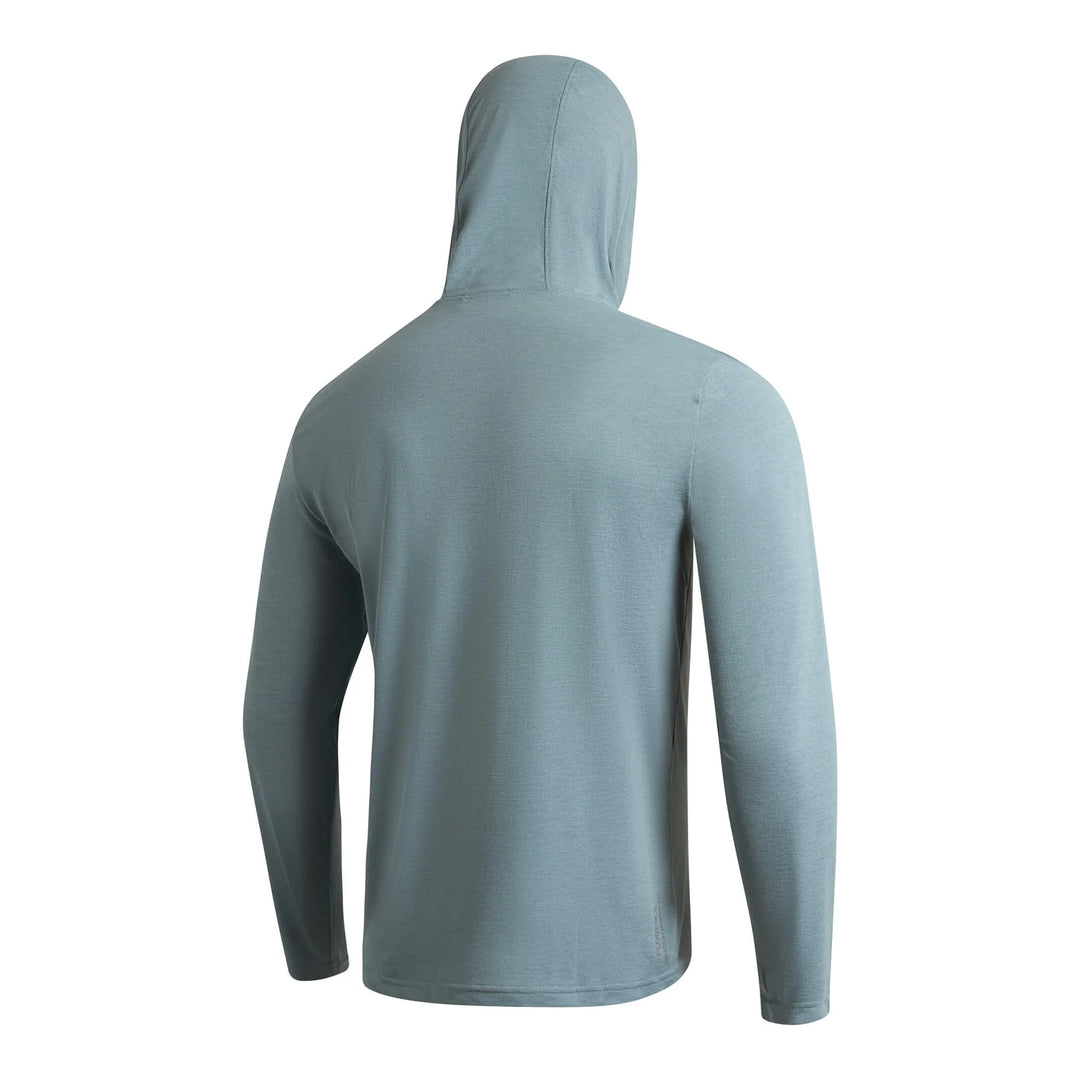 FLORENCE MARINE X AIRTEX LONG SLEEVE HOODED SHIRT - (HSB)