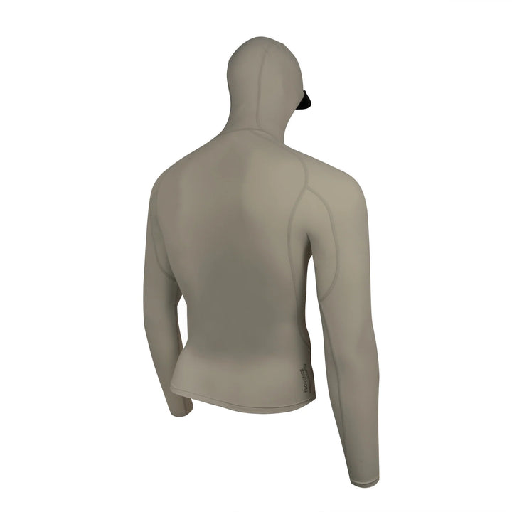 FLORENCE MARINE X STANDARD ISSUE LONG SLEEVE HOODED RASHGUARD - MOSS GRAY (MSG)