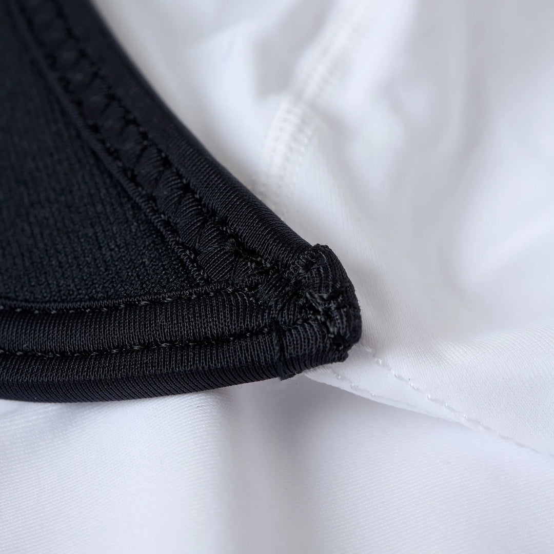 FLORENCE MARINE X STANDARD ISSUE LONG SLEEVE HOODED RASHGUARD - WHITE