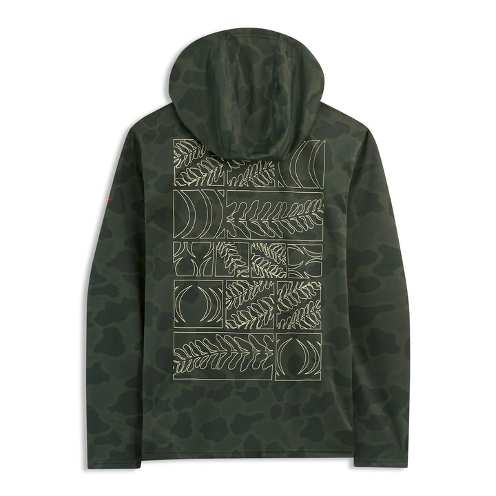 FLORENCE MARINE X SIG ZANE KOA AIRTEX HOODED LONG SLEEVE SHIRT - (HMO)