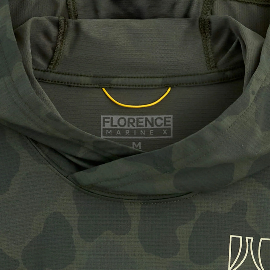 FLORENCE MARINE X SIG ZANE KOA AIRTEX HOODED LONG SLEEVE SHIRT - (HMO)