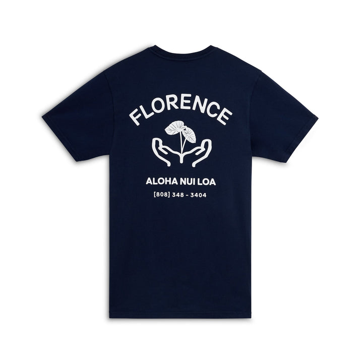 FLORENCE MARINE X TARO OF LIFE TEE - BLUE