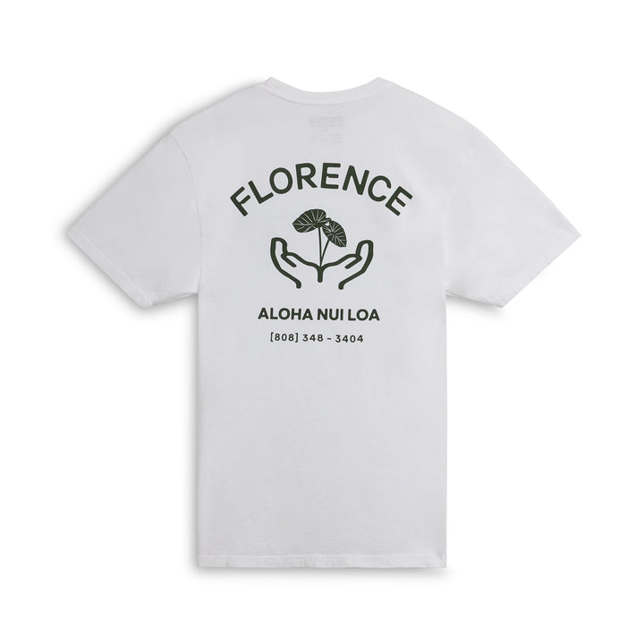 FLORENCE MARINE X TARO OF LIFE TEE - WHITE