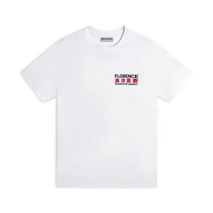 FLORENCE MARINE X HELICONIA TEE - WHITE