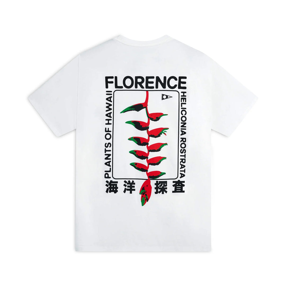FLORENCE MARINE X HELICONIA TEE - WHITE