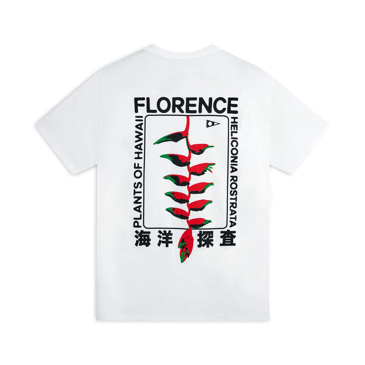 FLORENCE MARINE X HELICONIA TEE - WHITE