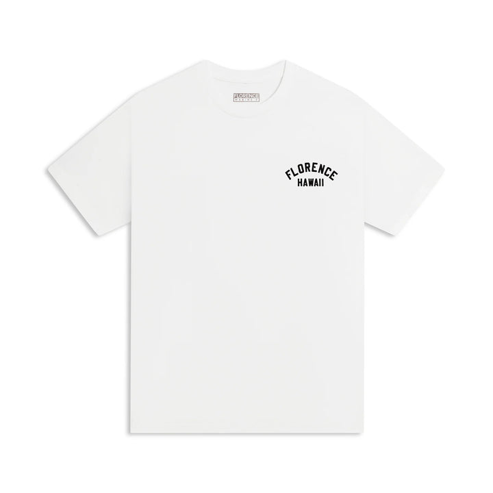 FLORENCE MARINE X FLORENCE HAWAII TEE - OFF WHITE