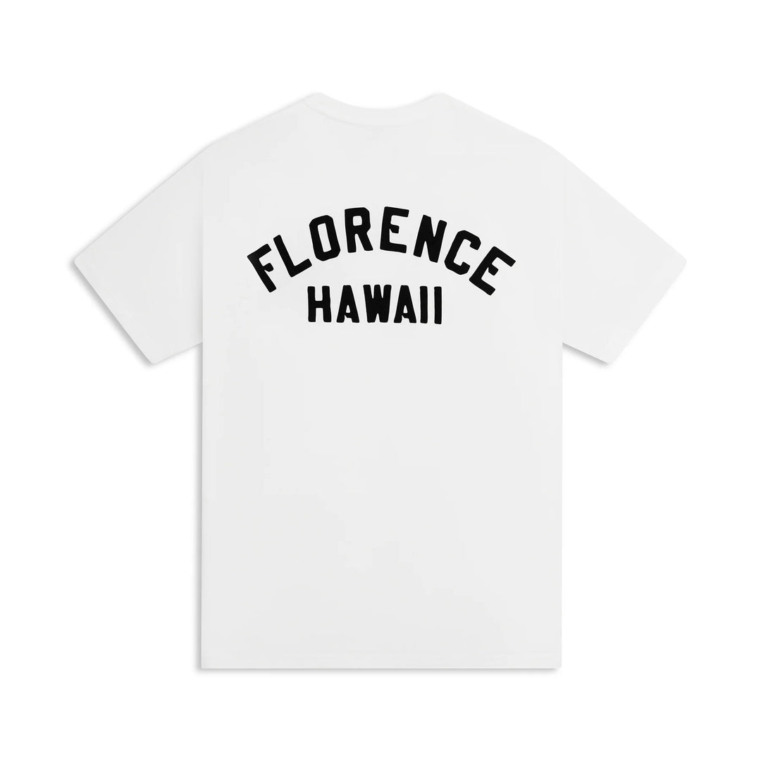 FLORENCE MARINE X FLORENCE HAWAII TEE - OFF WHITE