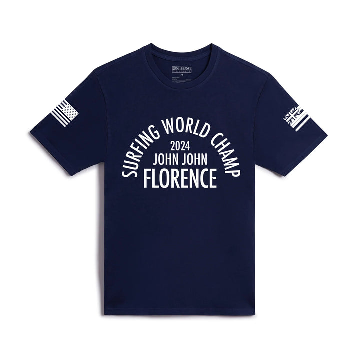 FLORENCE MARINE FLORENCE 3X WORLD CHAMP TEE - NAVY