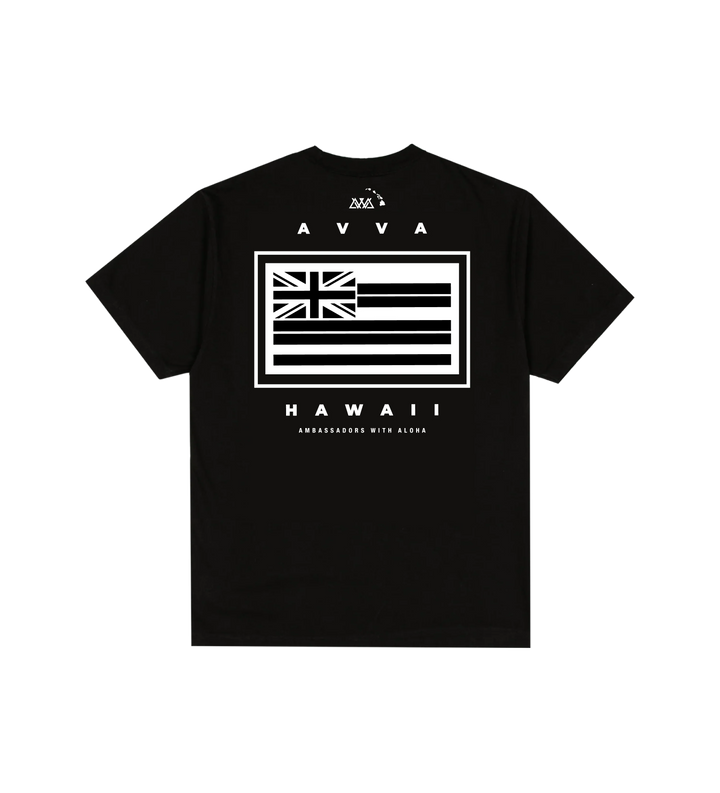 AVVA HAWAIIAN PRIDE TEE - BLACK