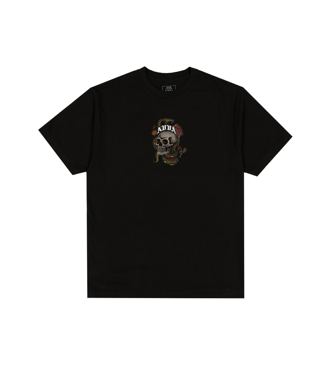 AVVA MACHINE HEAD TEE - BLACK