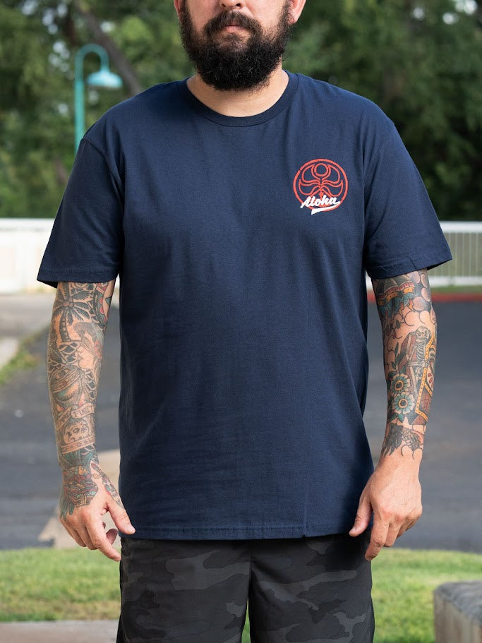 HIC FINGER PAINT TEE - NAVY