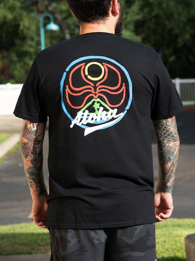 HIC FINGER PAINT TEE - BLACK