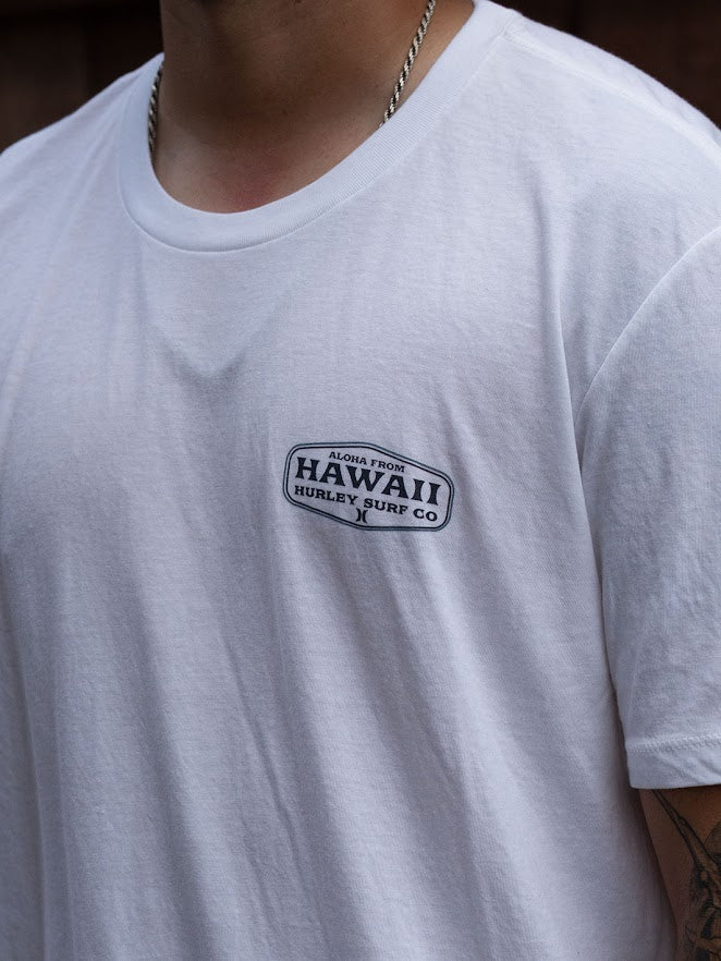 HURLEY FISHY TEE - WHITE