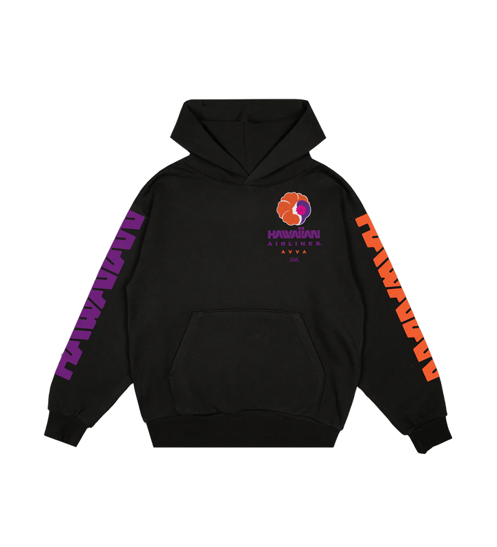 AVVA BRAND HAVVAIIAN HOODIE - BLACK