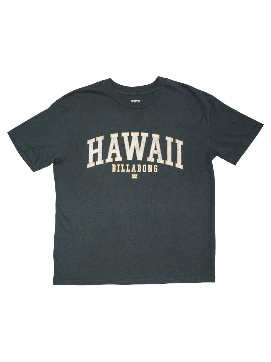 BILLABONG GONE SURFING HI WOMENS TEE - OFF BLACK (OB1)