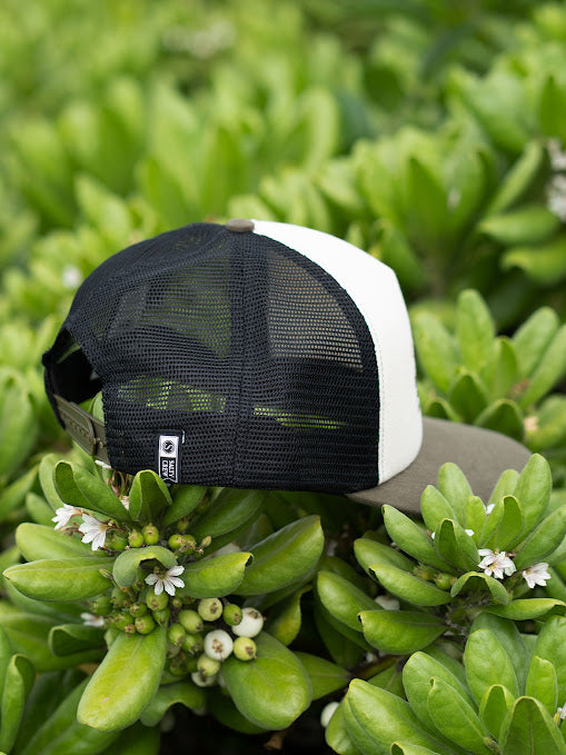 SALTY CREW GOOD TIMES FOAMIE TRUCKER - DARK OLIVE