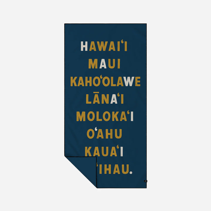 SLOWTIDE HAWAII NEI PERFORMANCE TOWEL - BLUE