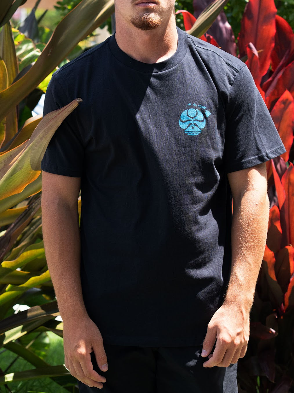HIC HI STATE ROOSTER BIG BRADDAH TEE - BLACK