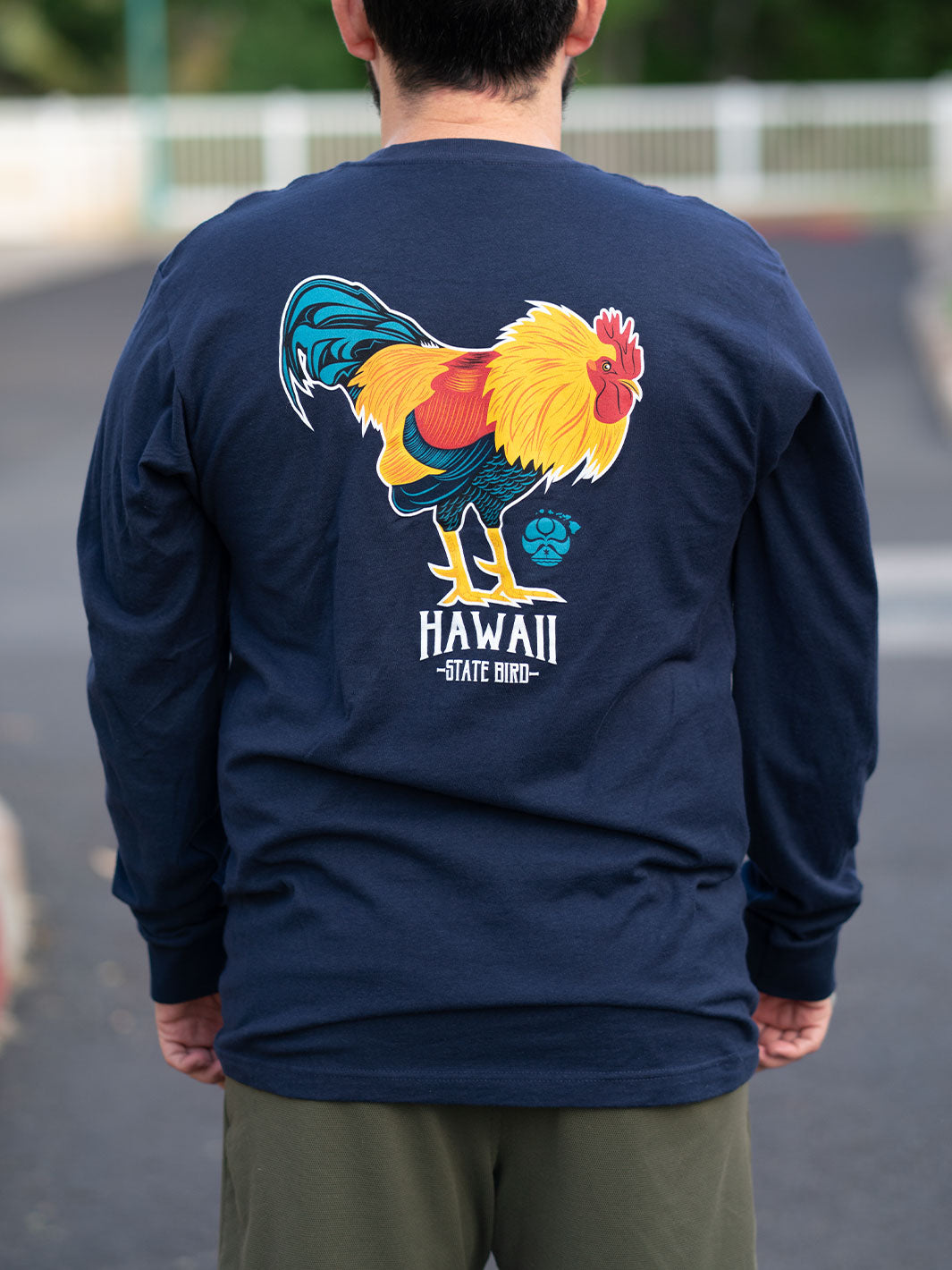 HIC HI STATE ROOSTER LONG SLEEVE - NAVY