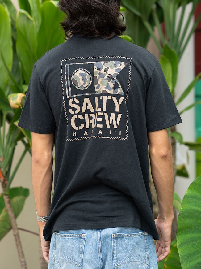 SALTY CREW HI STITCHED TEE - BLACK