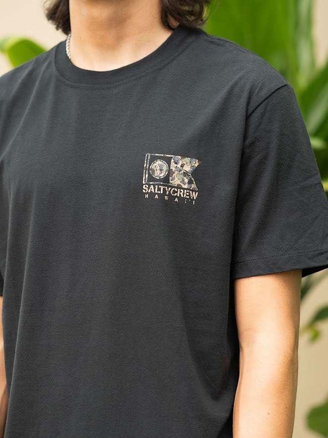 SALTY CREW HI STITCHED TEE - BLACK