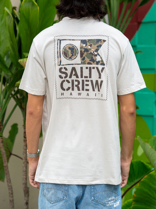SALTY CREW HI STITCHED TEE - BONE