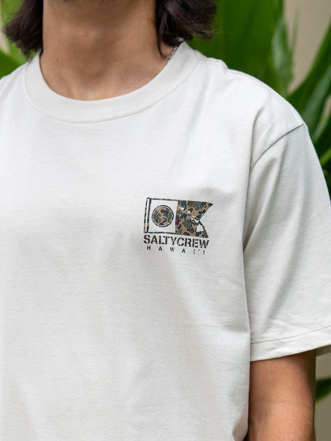 SALTY CREW HI STITCHED TEE - BONE