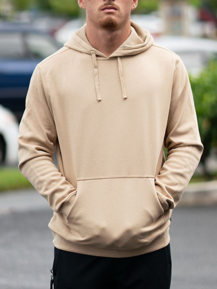 HIC CREST PULL OVER FLEECE - KHAKI
