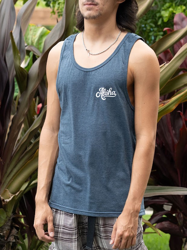 HIC HALEIWA BUS TANK -  NAVY HEATHER