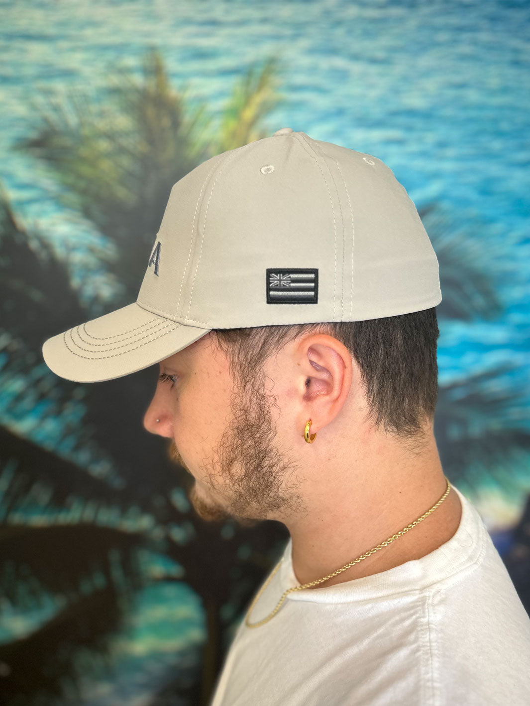 HIC ALOHA FLEX FIT HAT - GRAY