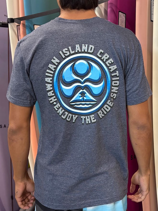 HIC BOX TRUCK DOT TEE - HEATHER NAVY