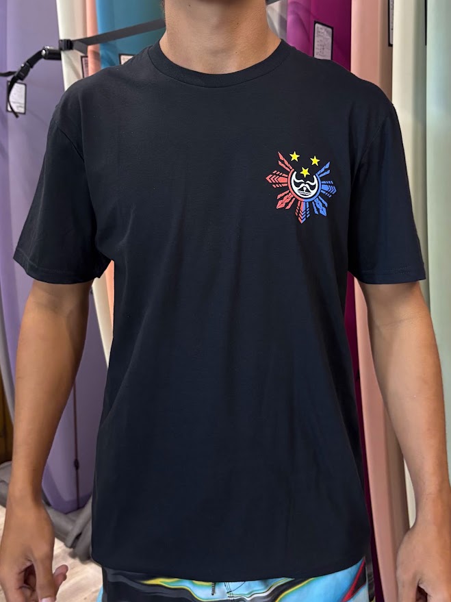 HIC TRI STAR TEE - BLACK