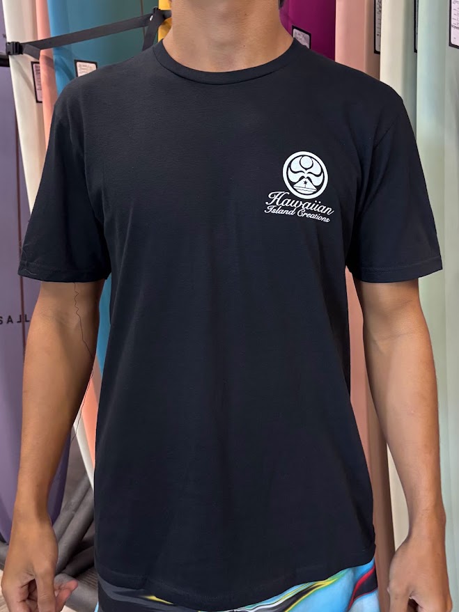 HIC TAKO SURF TEE - BLACK – Hawaiian Island Creations