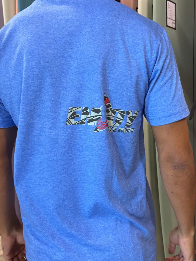 HIC ENJOY TRIBAL TEE - HEATHER ROYAL