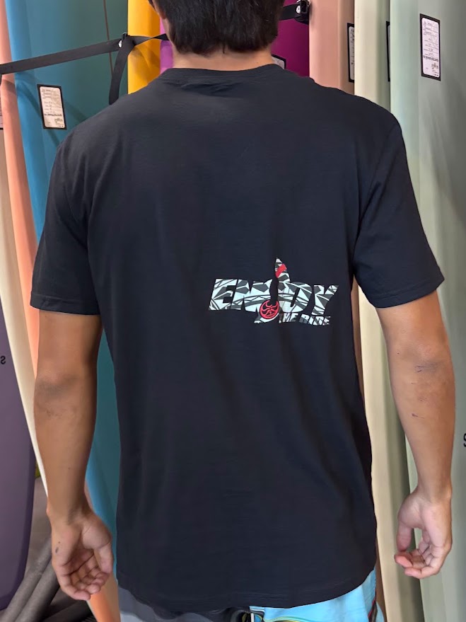 HIC ENJOY TRIBAL TEE - BLACK