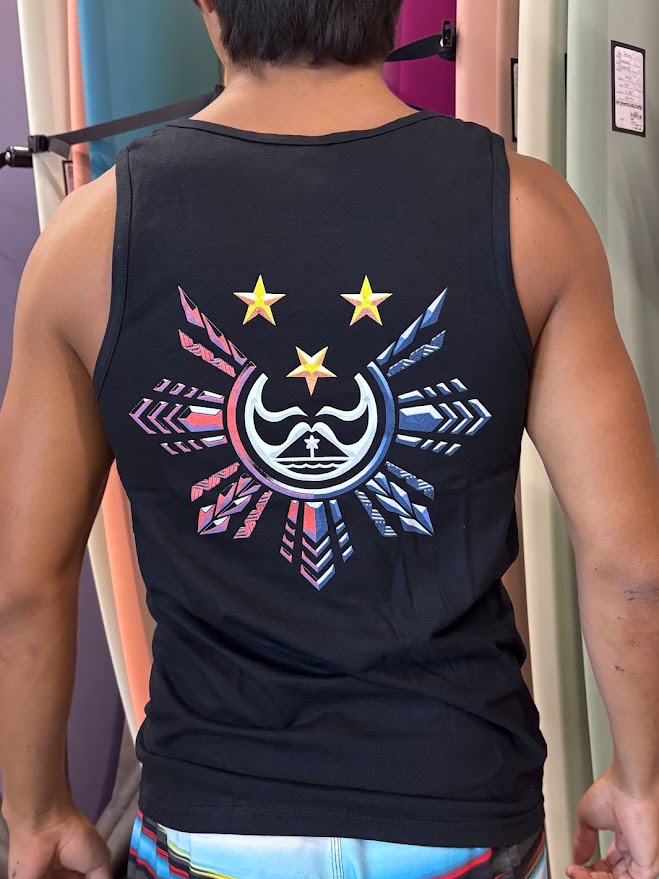 HIC TRI STAR TANK TOP - BLACK