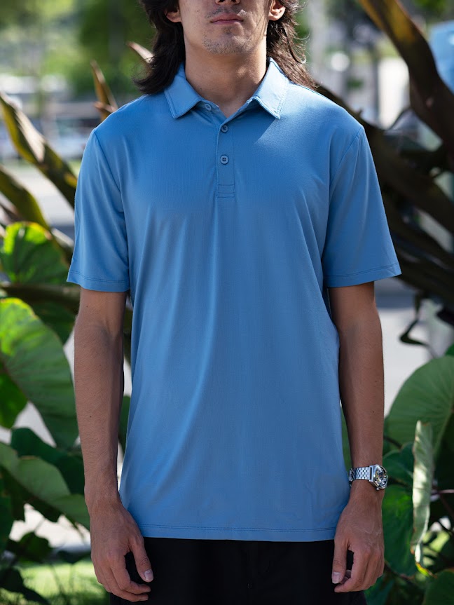 HIC SEEKER POLO SHIRT - BLUE