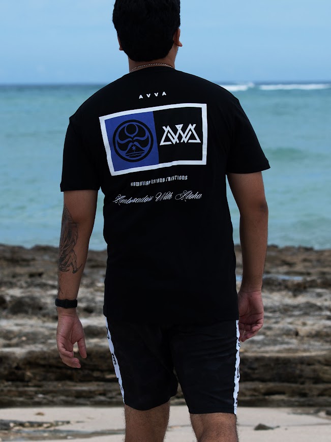 HIC X AVVA ISLAND BOX TEE - BLACK