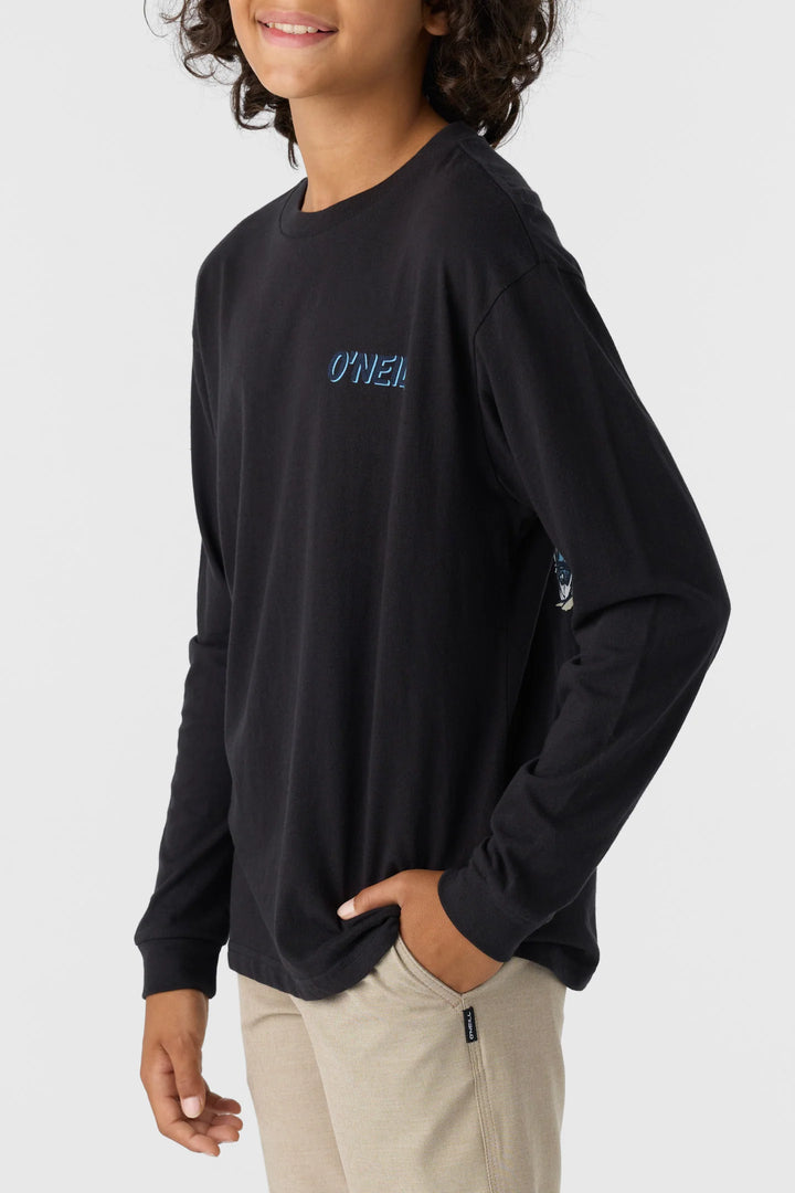 O'NEILL SPEED BUGGY LONG SLEEVE YOUTH TEE - BLACK