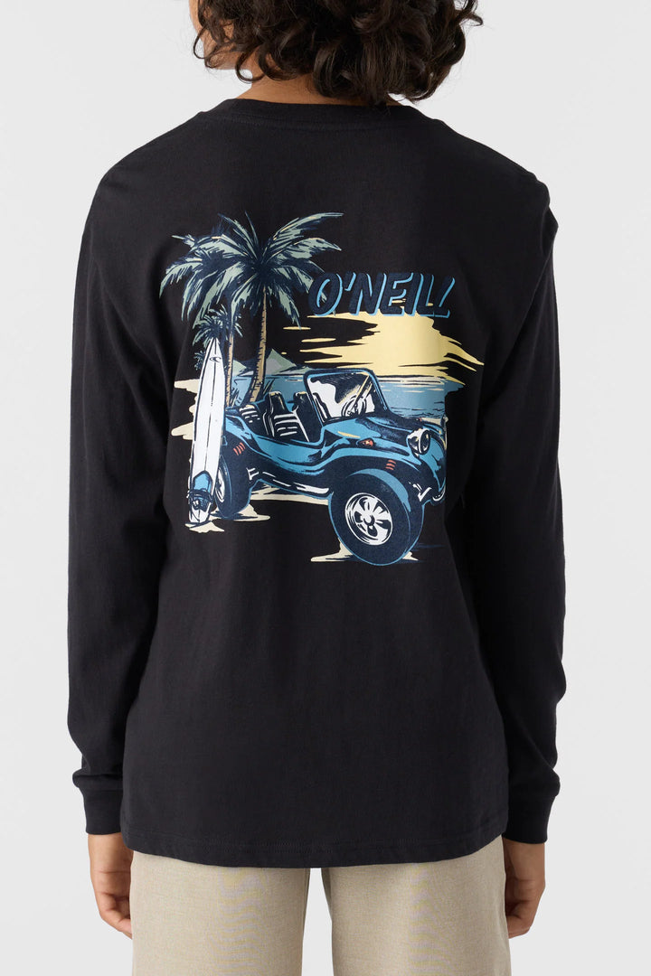 O'NEILL SPEED BUGGY LONG SLEEVE YOUTH TEE - BLACK