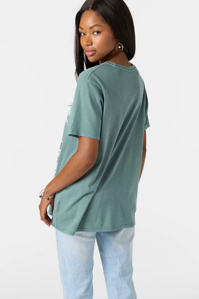 O'NEILL STAY SUNNY HAWAII WOMENS TEE - SILVER PINE