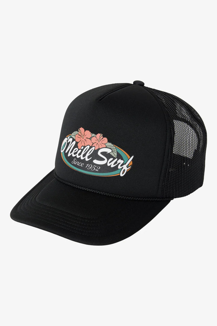 O'NEILL ARLIE WOMENS TRUCKER HAT - BLACK