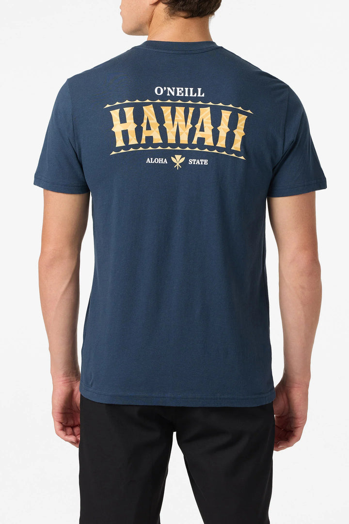 O'NEILL HAWAII ARCH TEE - NAVY