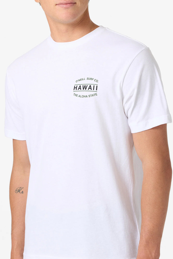 O'NEILL HAWAII FISH TEE - WHITE
