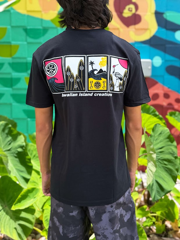 HIC HANAFUDA TEE - BLACK