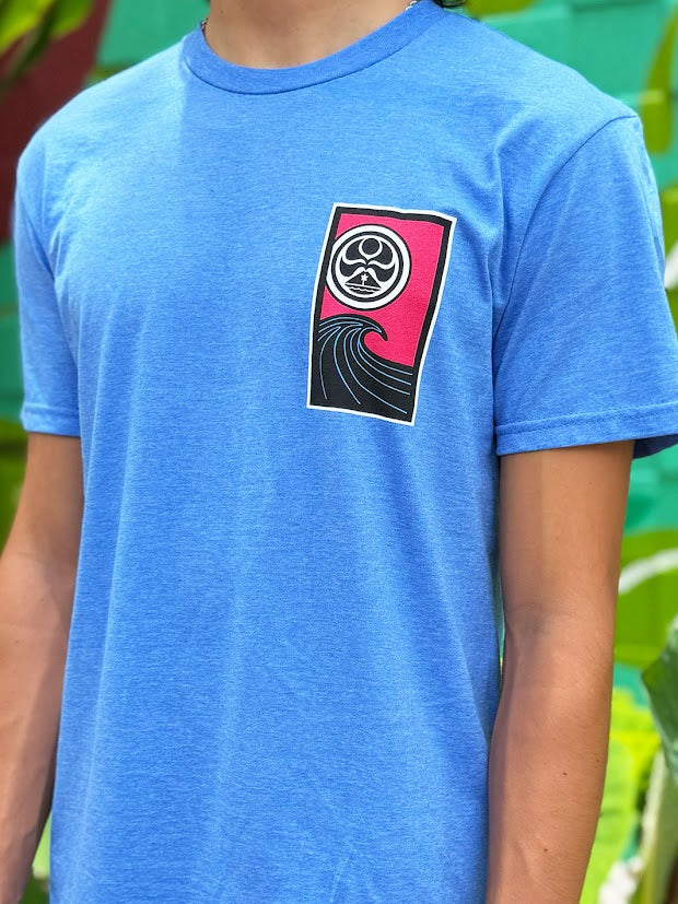 HIC HANAFUDA TEE - HEATHER ROYAL
