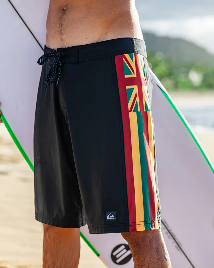 QUIKSILVER HAWAII TRADES 20" BOARDSHORT - BLACK
