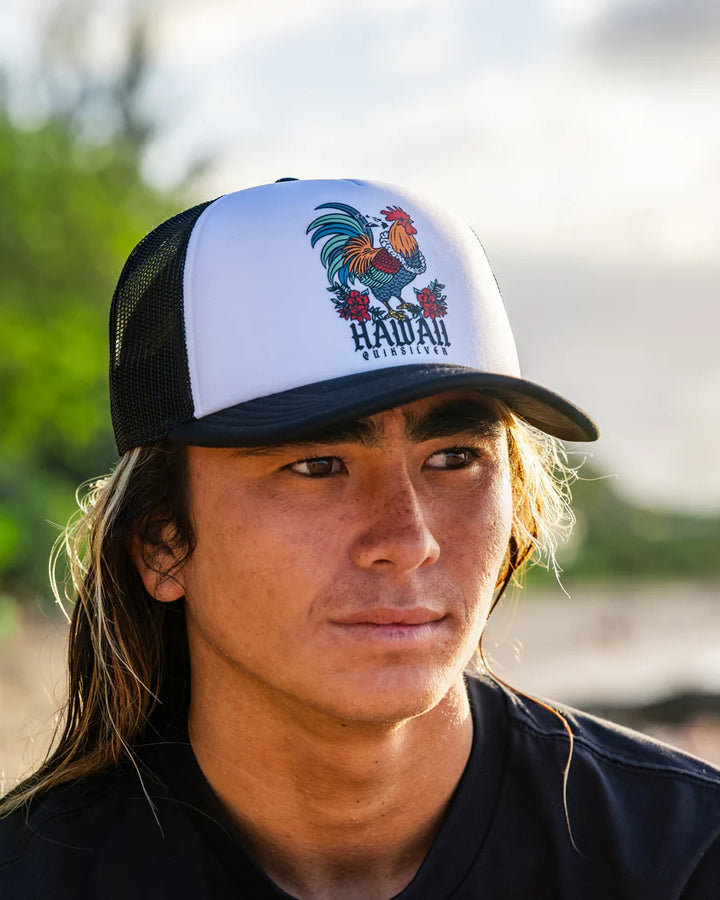 QUIKSILVER HI CARNAGE TRUCKER - WHITE